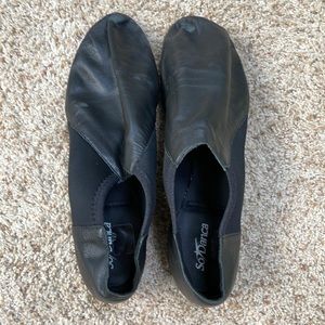 Mens black jazz shoes from SoDanca